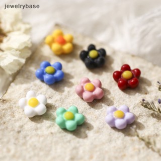 [jewelrybase] ใหม่ เล็บปลอมเรซิ่น ลายดอกทานตะวัน ดอกเดซี่ หลากสี สไตล์ญี่ปุ่น 50 ชิ้น