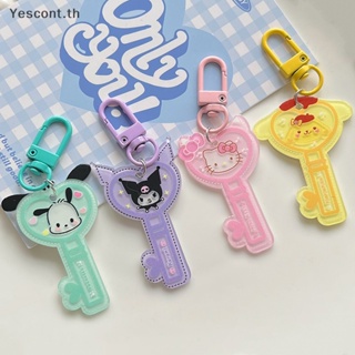 Yescont พวงกุญแจ จี้รูปการ์ตูน My Melody Cinnamoroll น่ารัก ของขวัญสําหรับเด็ก