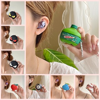 เคสคู่รักน่ารัก สําหรับ Samsung Galaxy Buds 2/Buds Pro/Buds Live กันกระแทก แบบพกพา ป้องกัน หูฟัง Samsung