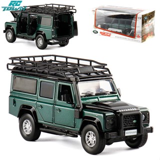 Rctown โมเดลรถยนต์ 1:32 พร้อมไฟเสียง สําหรับ Jk Land Rover Defender Six-door Off-road