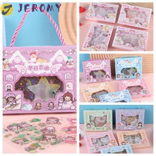 Jeromy ชุดสติกเกอร์การ์ด ลายการ์ตูนกูก้า กันน้ํา DIY สําหรับเด็ก