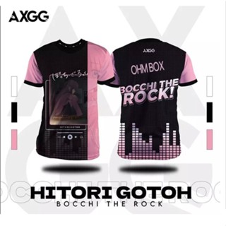 เสื้อยืด พิมพ์ลายอนิเมะ 3 มิติ AXGG Bocchi the Rock