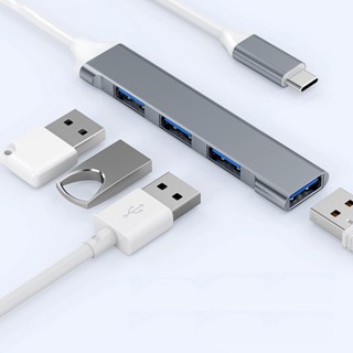 4 In 1 Hub Type-C To Usb 3.0 Hub อะแดปเตอร์เชื่อมต่อส่งสัญญาณความเร็วสูง Usb Type-C