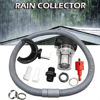 Rain Collector Downpipe System Increase Water Storage Capacity Hose Adapter