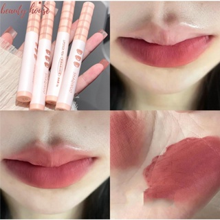 Shaqinuo Sexy Mist Matte Velvet Lip Liner Pen / ลิปไลเนอร์ กันน้ํา ติดทนนาน / ลิปไลเนอร์ สีนู้ดธรรมชาติ เครื่องสําอาง / ดินสอลิปสติก เนื้อเนียนนุ่ม นม