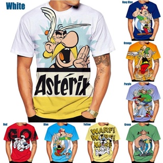 ใหม่ เสื้อยืดลําลอง แขนสั้น คอกลม พิมพ์ลายการ์ตูน Asterix and Obelix 3D สไตล์ฮิปฮอป แฟชั่นฤดูร้อน สําหรับผู้ชาย ผู้หญิง 2023