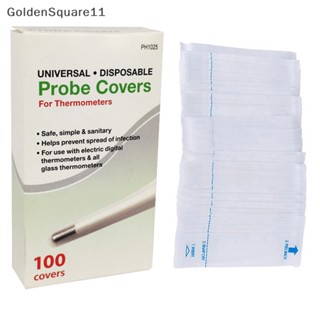 Goldensquare ฝาครอบเครื่องวัดอุณหภูมิดิจิทัล แบบใช้แล้วทิ้ง 100 ชิ้น ต่อชุด