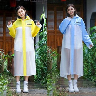 【ในการจัดส่ง】เสื้อกันฝนแฟชั่นคุณภาพสูงผู้ใหญ่ Makapal Eva เสื้อกันฝนกันน้ำพร้อมกระเป๋านักเรียนตำแหน่งเหมาะสำหรับรถจักรยานยนต์จักรยาน