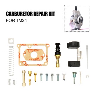 MOTOPARTS SHOP Repair Kit 65cc Float Gasket Jets Choke Needle Starter Rebuild Motorcycle Accessories for Mikuni TM24 Carburetor