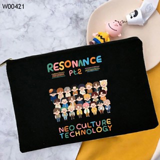  ใหม่ กระเป๋าดินสอ เครื่องเขียน ลาย NCT Resonance Pt.2 Korea Kpop น่ารัก คุณภาพสูง สไตล์เกาหลี คลาสสิก สําหรับนักเรียน 2023