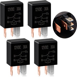 กล่องรีเลย์ 12v 30a 12v 5 Pin สําหรับยานยนต์