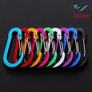 Bliss คาราบิเนอร์ตะขอ โลหะผสมอลูมิเนียม ทนทาน สําหรับตกปลา