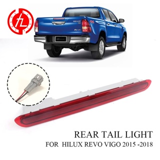 ไฟเบรกท้าย แบบไดนามิก ตัวที่ 3 สีแดง สําหรับ Toyota Hilux Revo Vigo 2015 2016 2017 2018