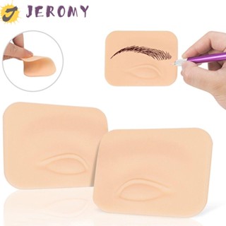 Jeromy ขนตาปลอม 3D แบบหนา กึ่งถาวร สําหรับฝึกสัก แต่งหน้า 1 คู่