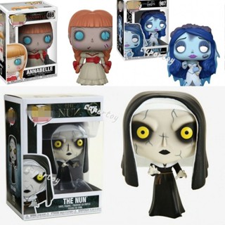 ฟิกเกอร์ Funko Pop Annabelle 469 Corpse Bride Emily 987 The Nun 776 ของเล่นสําหรับเด็ก