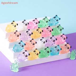 [Ageofdream] ใหม่ ตุ๊กตาแพนด้าไม้ไผ่เรืองแสง ขนาดเล็ก ของเล่น สําหรับตกแต่งบ้านตุ๊กตา 2 ชิ้น