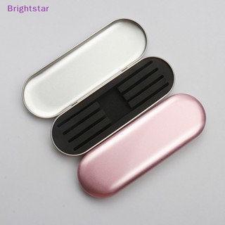 Brightstar แหนบขนตา แหนบ กล่องเก็บแผ่นดีบุก สวยหรู ป้องกันขนตา ใหม่