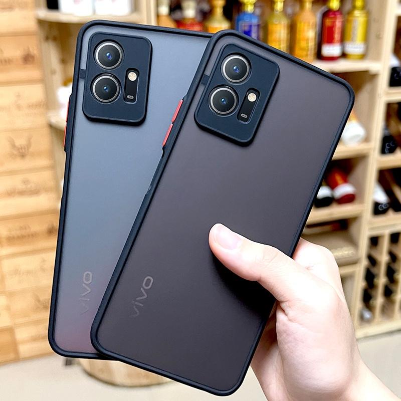 เคส Vivo Y30 5G เคสวีโว่ ขอบสีผิวด้าน เคสกันกระแทก TPU Case