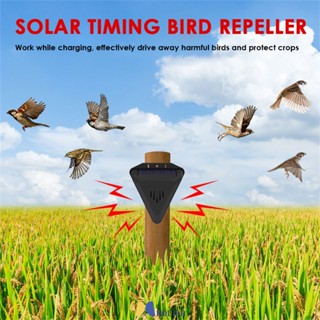 Solar Alarm Bird Repeller Animal Repellent Outdoor Drive Away สัตว์ป่ากันน้ำ Alarm MOLISA