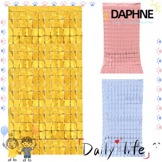 Daphne ฉากหลังสละโสด ฉากหลังปาร์ตี้ งานเทศกาล ความยาวสี่เหลี่ยม ผ้าม่านงานแต่งงาน ฉากหลัง