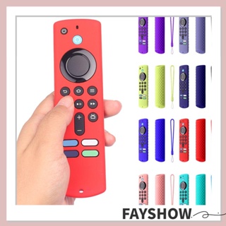 Fay เคสซิลิโคนนิ่ม กันน้ํา กันกระแทก สําหรับรีโมตคอนโทรล Amazon Fire TV Stick (รุ่นที่ 3)