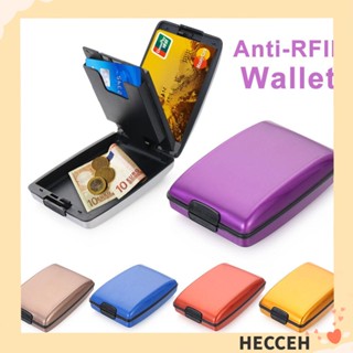 Hecceh RFID กระเป๋าสตางค์ อเนกประสงค์ ไม่สแกน กันขโมย กระเป๋าใส่เหรียญ