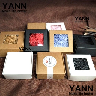 Yann1 ถุงกระดาษคราฟท์ สไตล์วินเทจ สําหรับใส่ขนมหวาน ของขวัญวันเกิด ปาร์ตี้ 10 ชิ้น