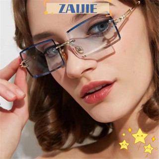 Zaijie24 แว่นตากันแดด ทรงสี่เหลี่ยมผืนผ้า เบาพิเศษ UV400 สําหรับผู้หญิง