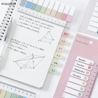 Maud ที่คั่นหนังสือ กระดาษโน้ต นีออน 200 แผ่น EN