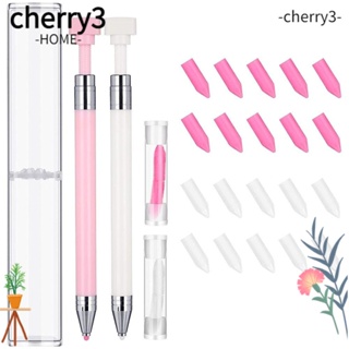 Cherry3 ปากกาปักครอสสติตช์ ประดับลูกปัด งานฝีมือ DIY