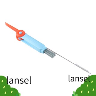 LANSEL แปรงทําความสะอาดฝาแก้ว และหลอดดูด อเนกประสงค์ 3-in-1