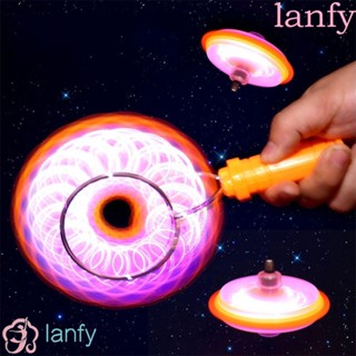 Lanfy ลูกข่างแม่เหล็ก พลาสติก เรืองแสง หลากสี ของขวัญวันเกิด