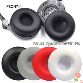 PEONYPAVILION แผ่นโฟมครอบหูฟัง แบบเปลี่ยน สําหรับ JBL Synchros E40BT E40 1 คู่