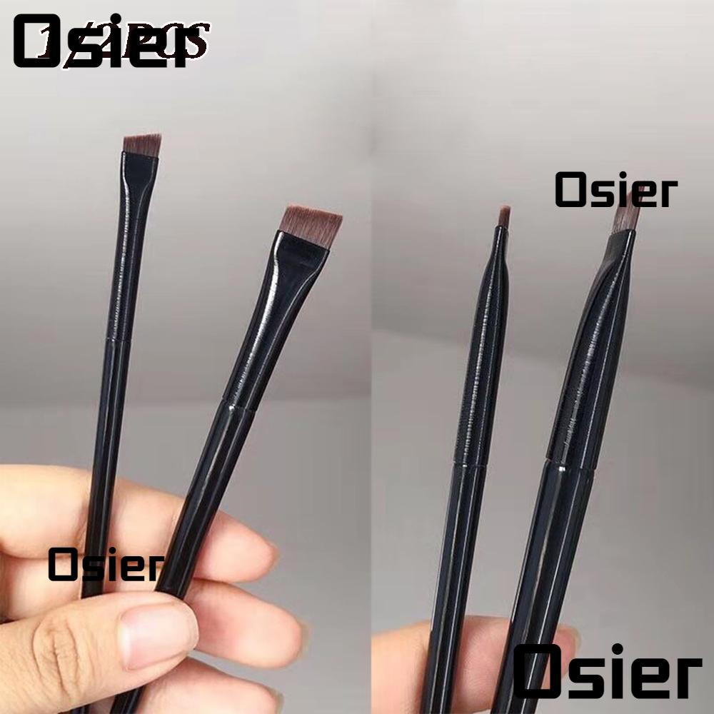 Osier ใหม่ แปรงแต่งหน้า แปรงเขียนคิ้ว อายไลเนอร์ คอนทัวร์ เส้นใยสังเคราะห์ มุมเล็ก ทนทาน 1/2 ชิ้น