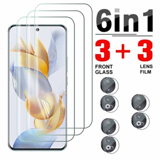 6in1 ฟิล์มกันรอยหน้าจอ เลนส์กล้อง สําหรับ Honor 90 5GHonor 90 5GHonor 90 Honor 90 5GHonor 90