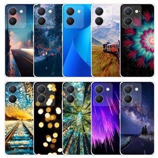 เคสโทรศัพท์ซิลิโคน TPU แบบนิ่ม ลายการ์ตูนน่ารัก สําหรับ VIVO Y36 4G