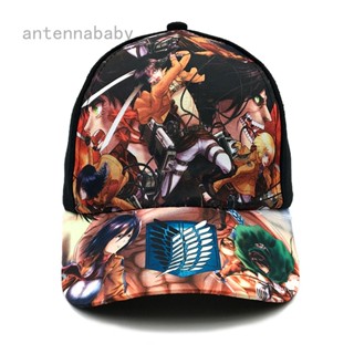 หมวกเบสบอลลําลอง ลายการ์ตูนอนิเมะ Attack On Titan Snapback ปีกของ Libery เหมาะกับใส่กลางแจ้ง