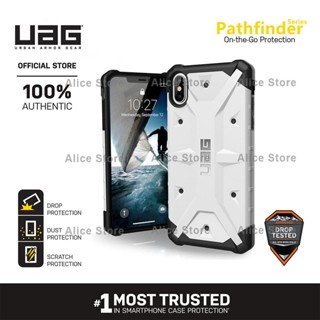 Uag Pathfinder Series เคสโทรศัพท์ สําหรับ iPhone XS MAX / iPhone X / XS / XR พร้อมเคสป้องกัน หล่นทหาร - สีขาว