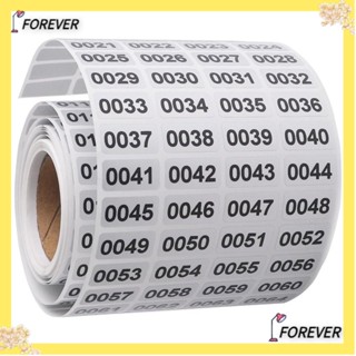 FOREVER สติกเกอร์ตัวเลข สีดํา มีกาวในตัว สําหรับติดตกแต่งสํานักงาน