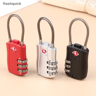 Flashquick ใหม่ กุญแจล็อครหัสผ่าน เปลี่ยนสีได้ สีตัดกัน สําหรับกระเป๋าเดินทาง ตู้เสื้อผ้า