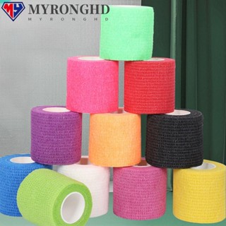 Myronghd Elastoplast ผ้าพันแผลป้องกันเข่า มีกาวในตัว สําหรับเล่นกีฬา