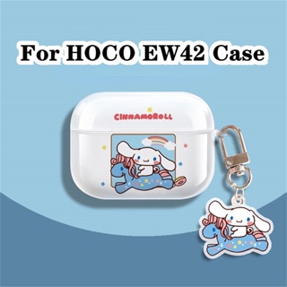 【จัดส่งรวดเร็ว】สําหรับ Hoco. Ew42 เคสใส ลายการ์ตูนคุโรมิ สําหรับ HOCO เคสหูฟัง แบบนิ่ม สําหรับ EW42