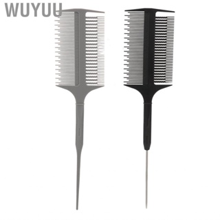 Wuyuu Highlighter Hair Comb  Double Side Pointy Head Stable for Home