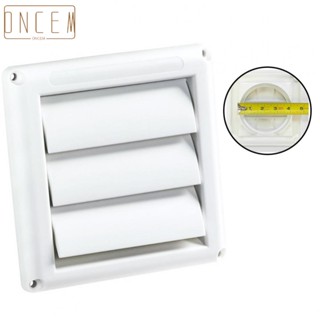 【ONCEMOREAGAIN】Air Vent Grille 1PC 3 Gravity Flaps 4 Inch Corrosion Resistance Plastic