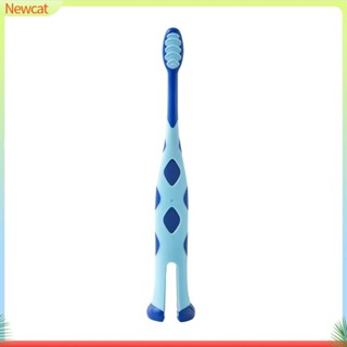 {Newcat} แปรงสีฟัน ลายยีราฟน่ารัก ขาตั้งนุ่ม สําหรับฝึกซ้อมช่องปากเด็ก