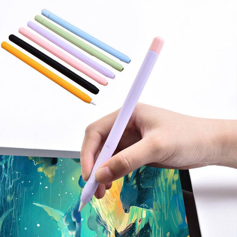 เคสซิลิโคน กันลื่น กันตก สําหรับ Apple Pencil 1 1 สี