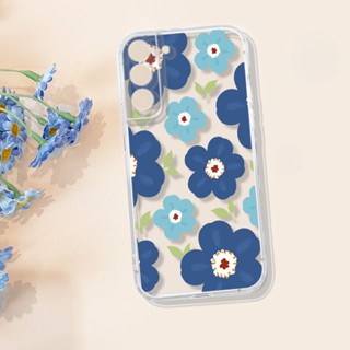 เคสซิลิโคนนิ่ม แบบใส ลายดอกไม้ สําหรับ Samsung Galaxy S20 FE S21 S22 S23 S30 Ultra Plus