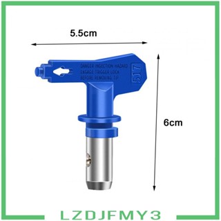 [Lzdjfmy3] หัวฉีดสเปรย์พ่นสี พลิกกลับได้ แม่นยํา สําหรับเครื่องพ่นสี 6 ชิ้น