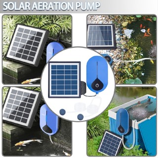 Solar Powered Oxygen Air Pump for Aquarium Fish Tank Water Oxygenator Aerator