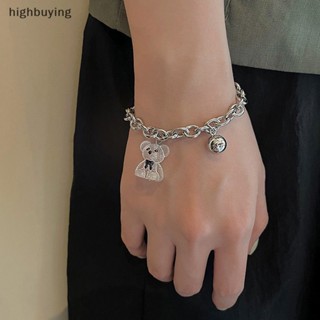 [highbuying] ใส สามมิติ หมี สร้อยข้อมือ การ์ตูนน่ารัก ญี่ปุ่น เกาหลี เรียบง่าย เครื่องประดับ เสน่ห์ สร้อยข้อมือ กําไลข้อมือ เครื่องประดับ สําหรับผู้หญิง และเด็กผู้หญิง ใหม่ พร้อมส่ง